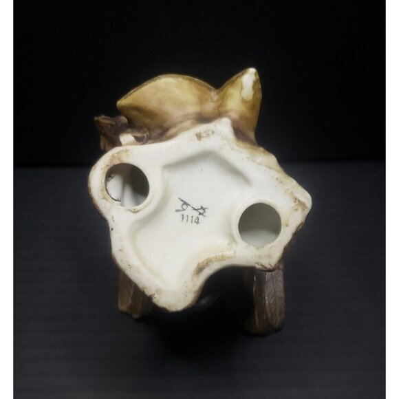 Vintage Homco Barn Owl Marked 1114 Ceramic Collectible Figurine 5.25 in - Picture 6 of 6